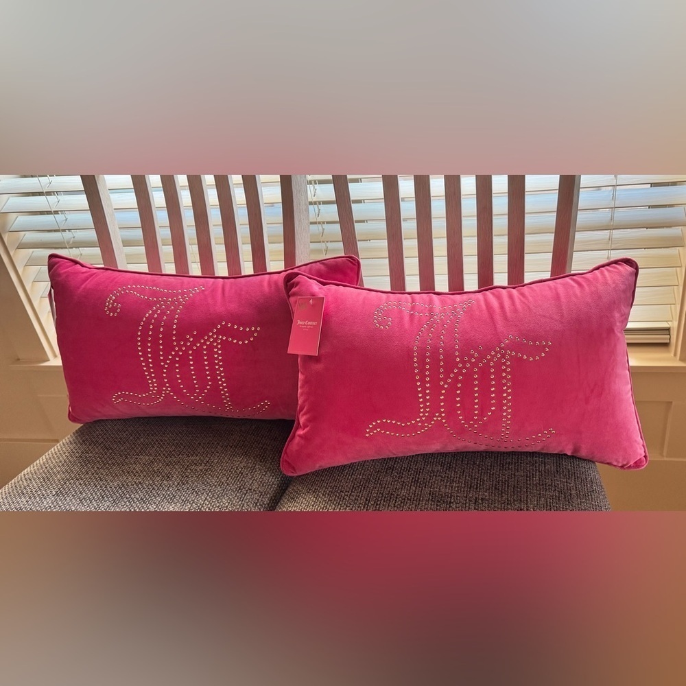 Juicy Couture Pink Decorative Pillows